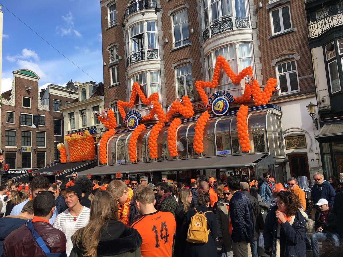 Kings day in amsterdam